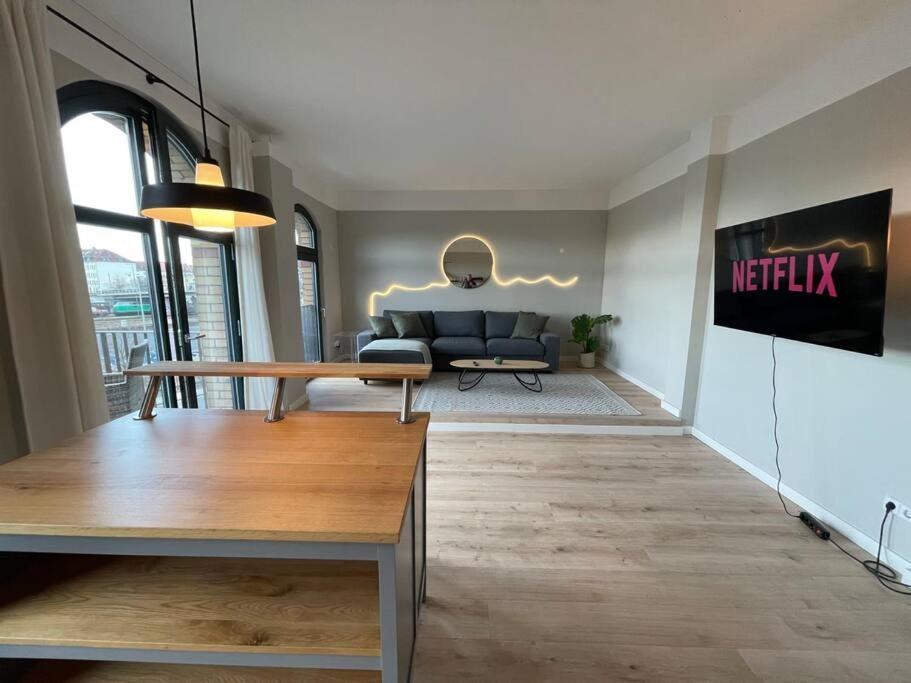 라이프치히 Loft 7 15Min Hbf 2Br Smart Tv Wifi 아파트 외부 사진